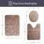Ensemble de tapis de salle de bain de trois articles Lavish Home-20058649