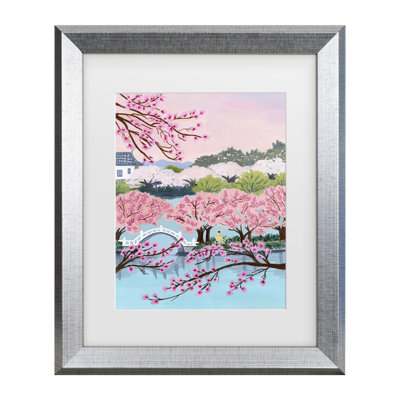 Bolog Sarah Gesek Blossom Ride Matted Framed Art