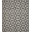 Gray Hand-Knotted Wool Trellis Linkage Geometric Modern Contemporary Carpet Rug-1398606168
