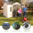 Lifetime 10 Ft. x 8 Ft. High-Density Polyethylene (Plastic) Outdoor Storage Shed with Steel-Reinforced Construction