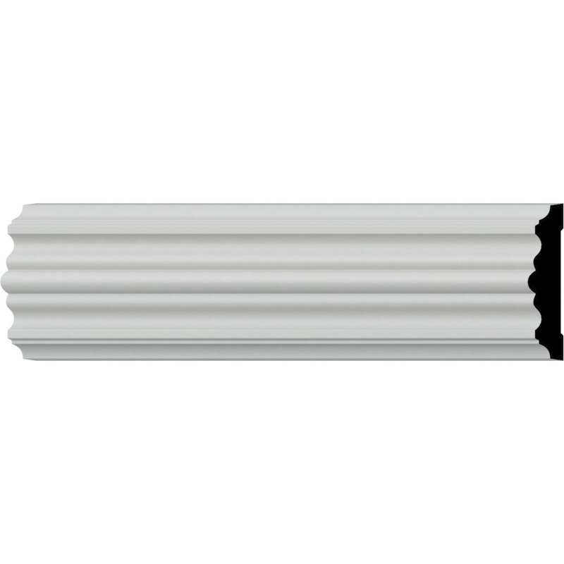SAMPLE - Endurathane Victorian Casing Chair Rail, 2 3/4"H x 5/8"P x 12"L, Factory Primed
