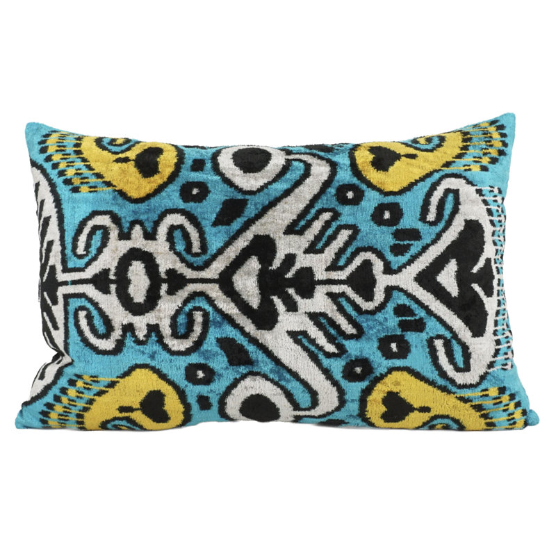Housse et insert en velours ikat