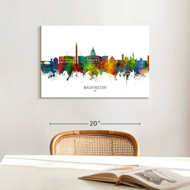 Washington DC Skyline I, 16" H x 24" W