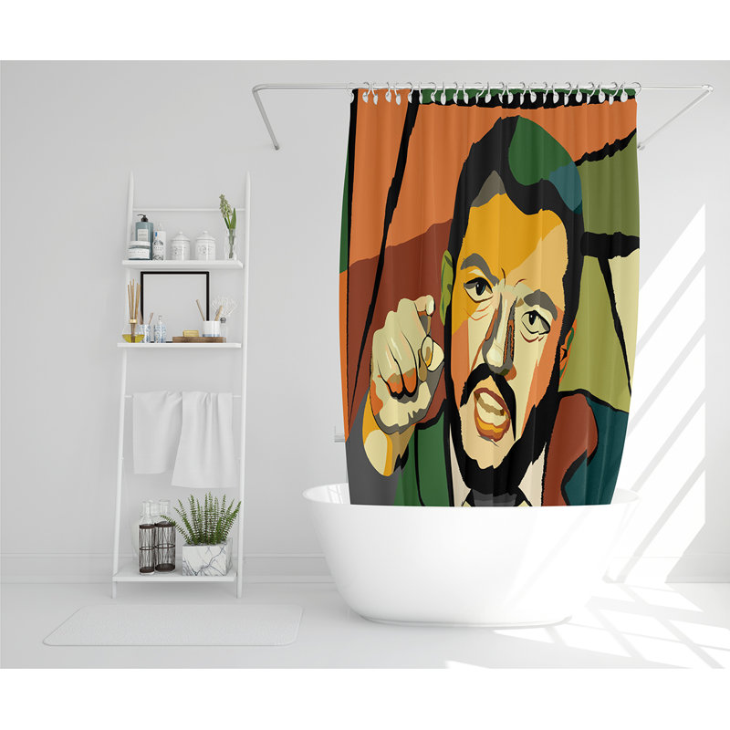 Ellalee 13 Piece Polyester Shower Curtain Set