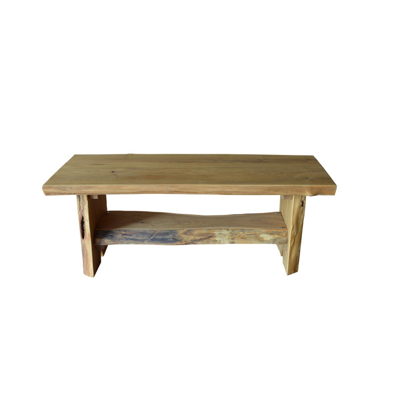 Teri Solid Wood Single Coffee Table, Natural Stain