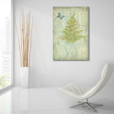  'Natural Floral 12 Butterfly' by Danhui Nai Acrylic Glass Wall Art, 24" x 36"