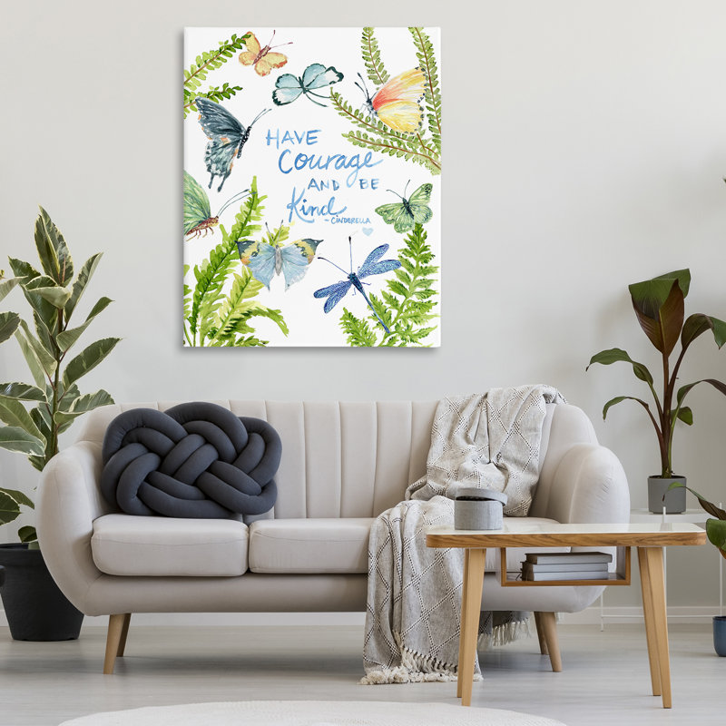 Art mural sur toile Courage & Kindness par Melissa Hyatt, H 48 po x l 36 po