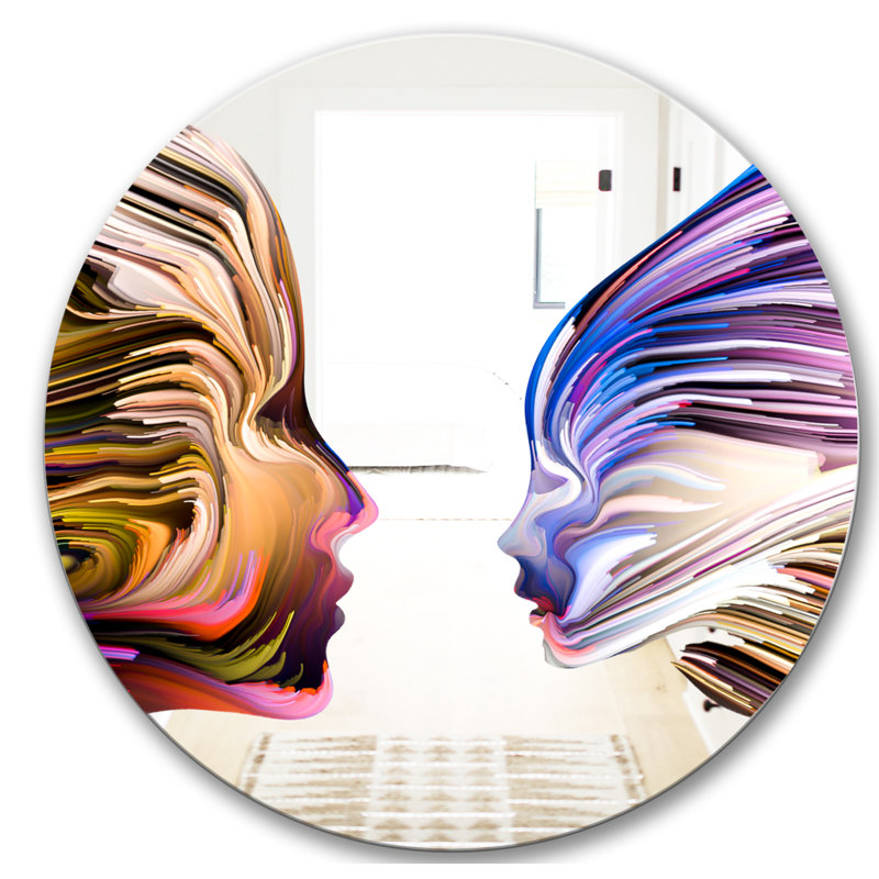 Miroir décoratif Metaphorical Mind, H 31,5 po x l po