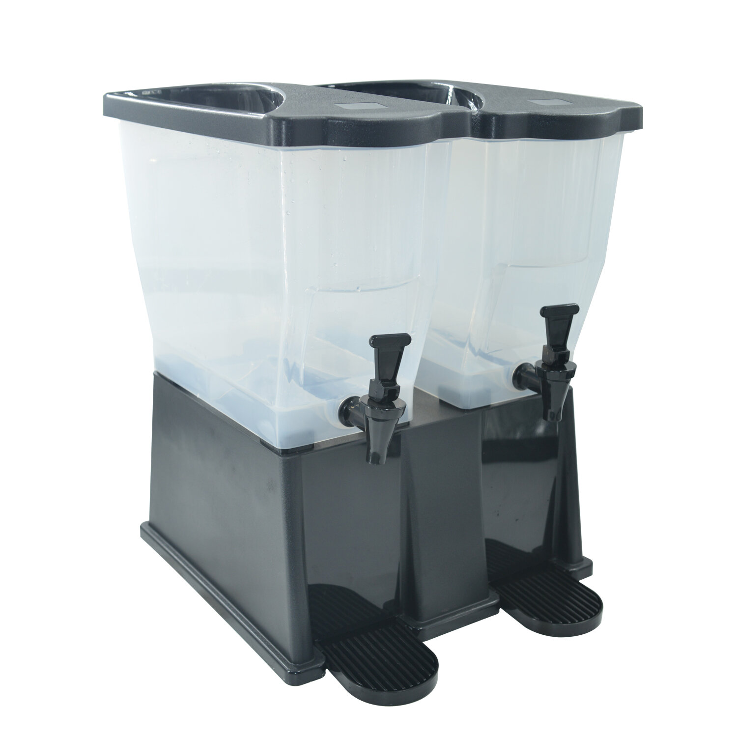 Service Ideas Round Plastic 384 Oz. Beverage Dispenser