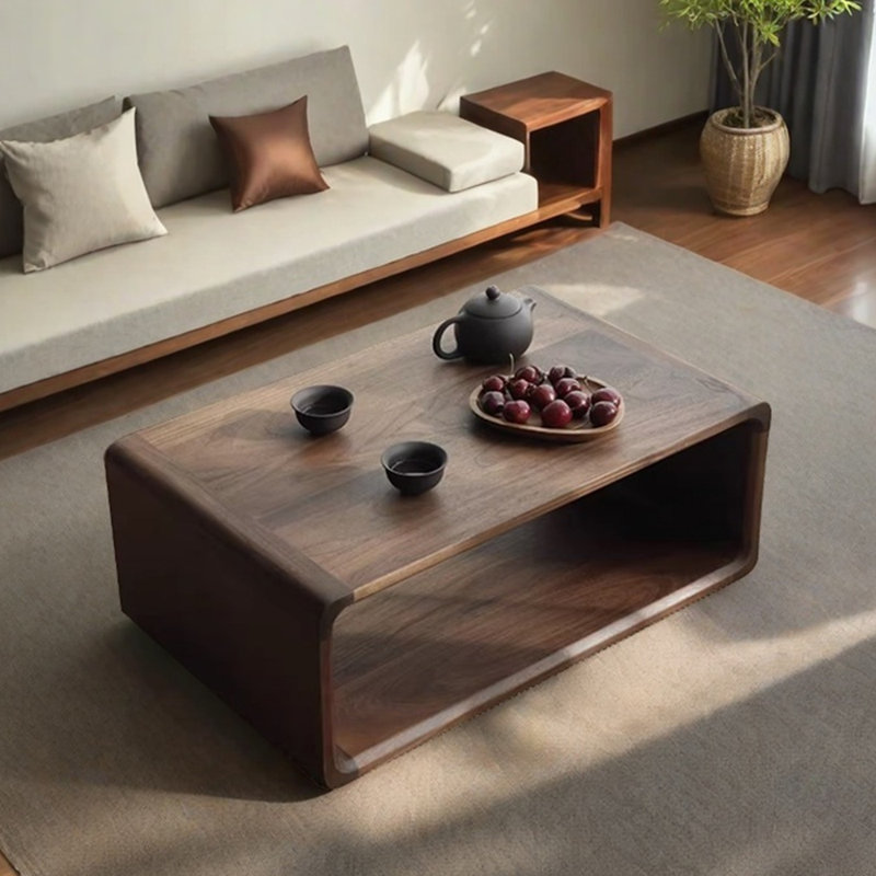 Table basse rétro au design minimaliste