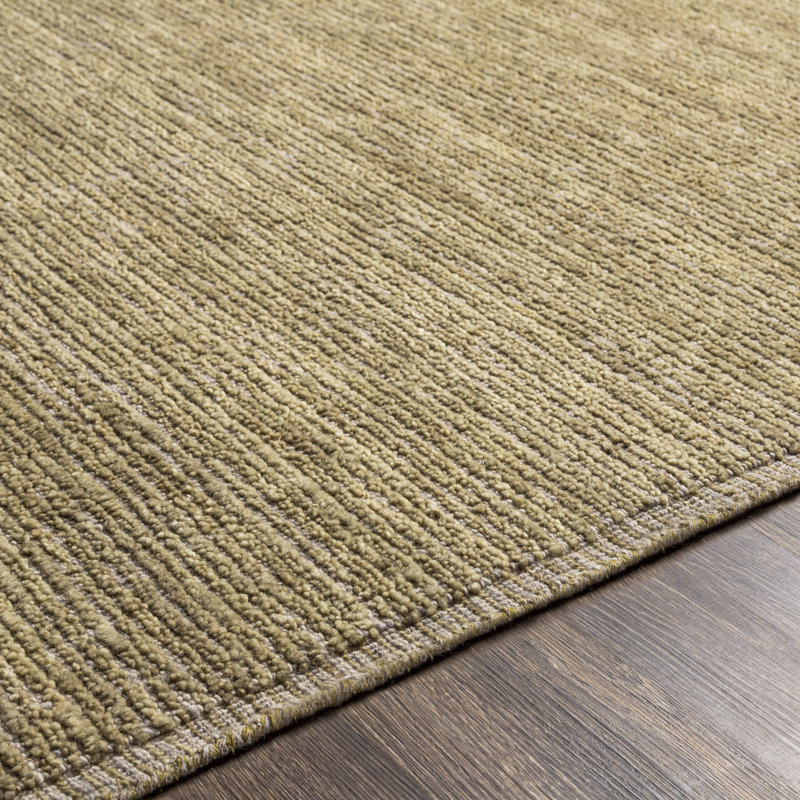 Viera Wool Area Rug, Rectangle 8' x 10', Tan