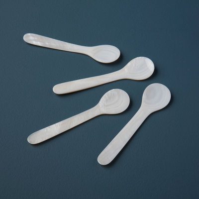 Large Shell Spoons, Set of 4
