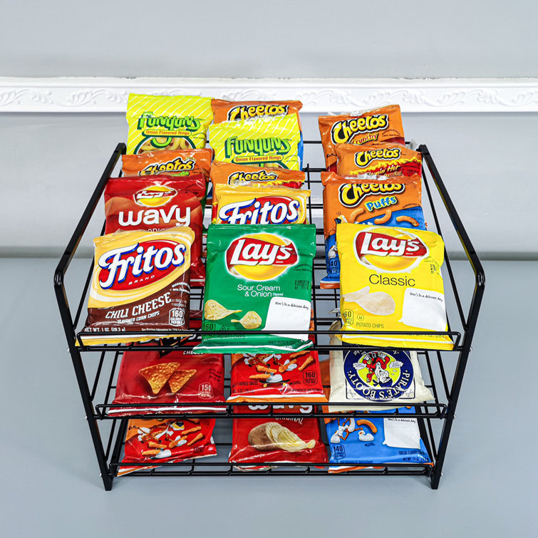 Rebrilliant Stackable Can Rack Organizer, Stackable Potato Chip