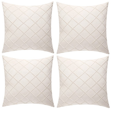  Coussin décoratif en velours réversible