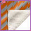 Couvertures d'illusion optique orange et gris-128739040