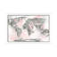 World Map Blush by Chris Paschke - Painting on Canvas-1469098595-1469098592
