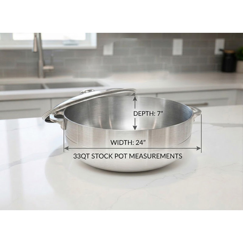 33 Qt Aluminum Caldero, #28, 33 quarts