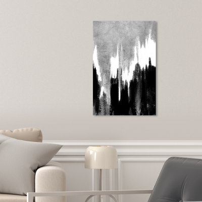 " Adore Silver " Painting Print