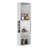 Corner Bar Cabinet With Five Shelves , Eight Bottle Cubbies-848706106