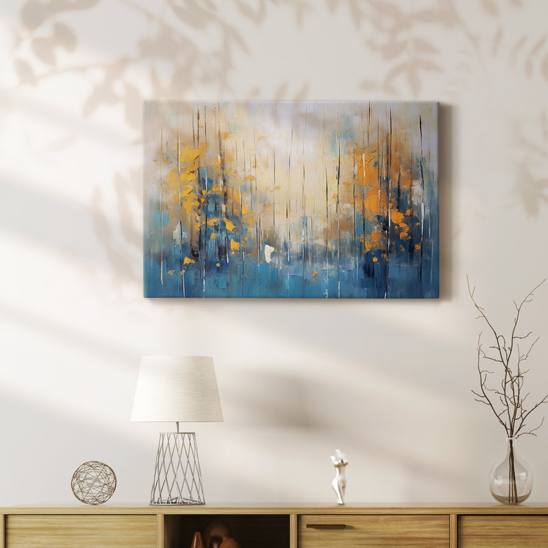 Série de paysages abstraits Cxxvi, H 18 po x l 27 po