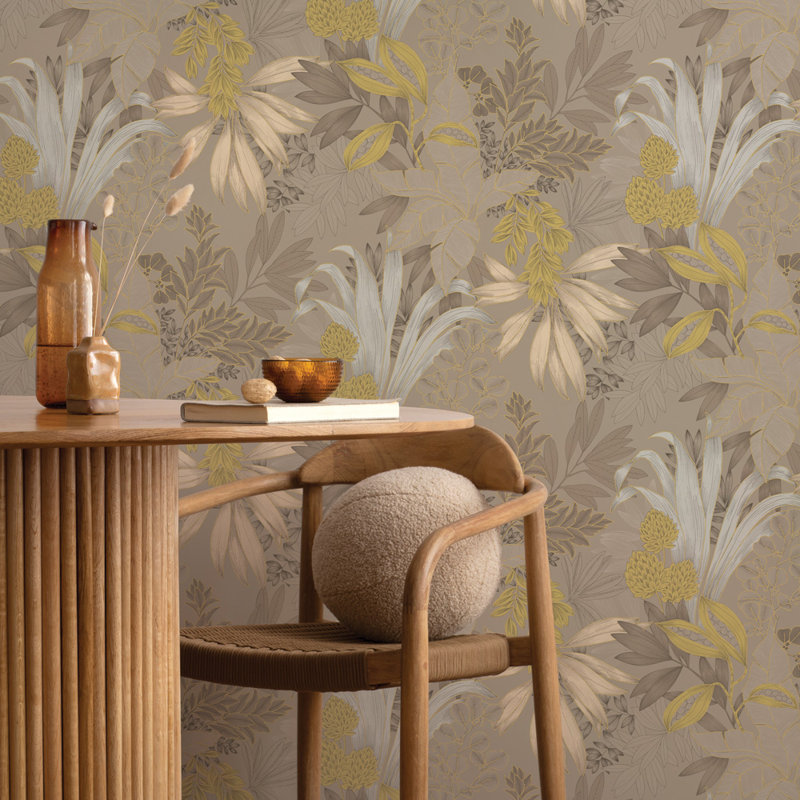 Giunta 33' L x 20.5" W Wallpaper Roll, Hazelwood