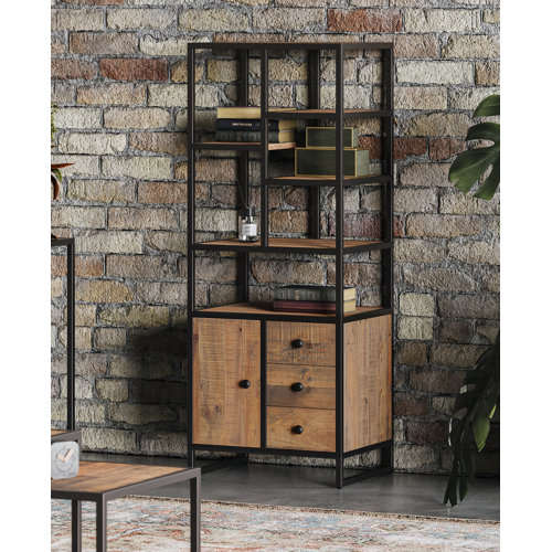 Williston Forge Alvern 130cm H x 40cm W Bookcase | Wayfair.co.uk