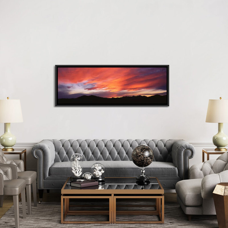 Reproduction de photo sur toile tendue, "panoramique coucher over black hills national forest custer park state" south dakota "