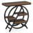 Industrial Bedside Table With 4-Tier Storage, Compact End & Side Table For Living Room Or Bedroom, Rustic Wood-Look Top With Matte Black Metal Frame-122621759