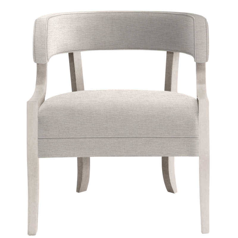 Thom Filicia Home 25"Otisco Chair, Dove Gray, Impala Linen