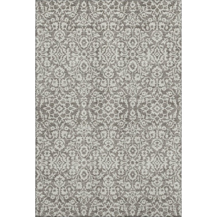 Premium Machine Washable Prisco Taupe Rug