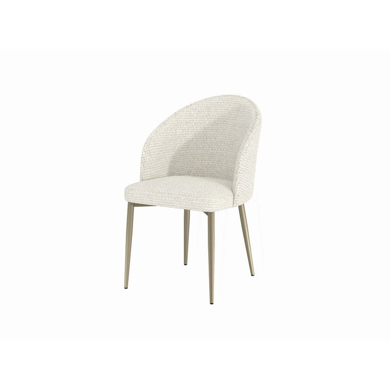 Chaise d'appoint en tissu, ensemble de 2, Light Beige
