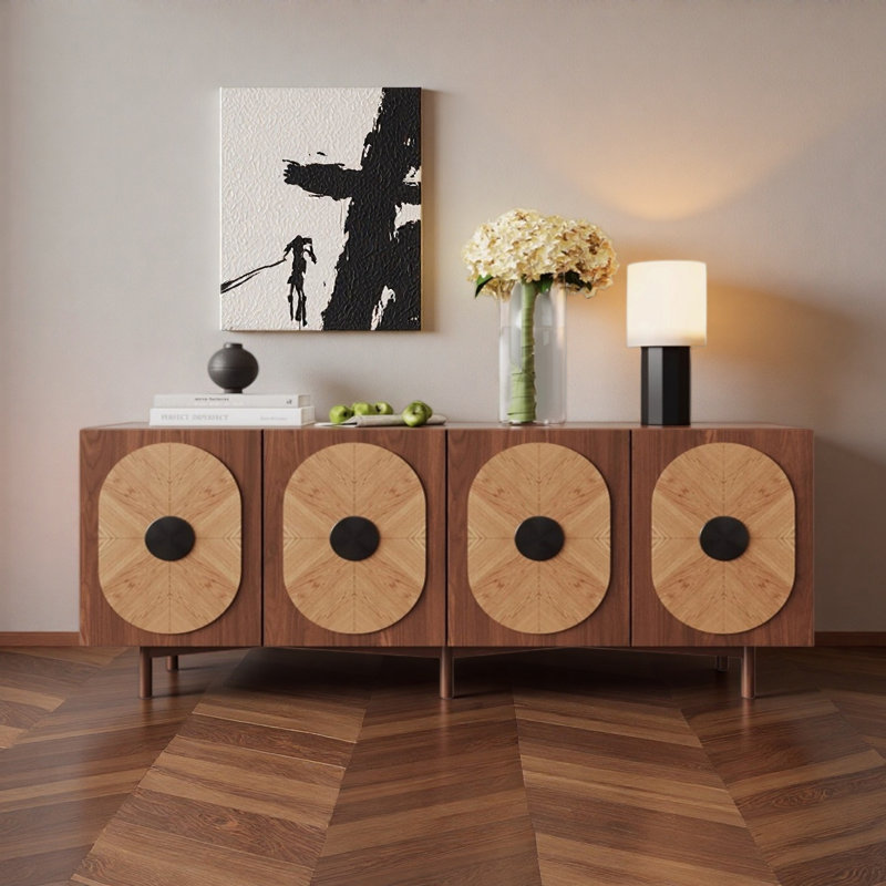 Buffet artistique de luxe, H 27,56 po x l 70,87 po x P 15,75 po