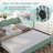 Linen Upholstered Gingham Daybed With Trundle, Usb Charging Port & Wave-shaped Design, No Box Spring Needed-372022680
