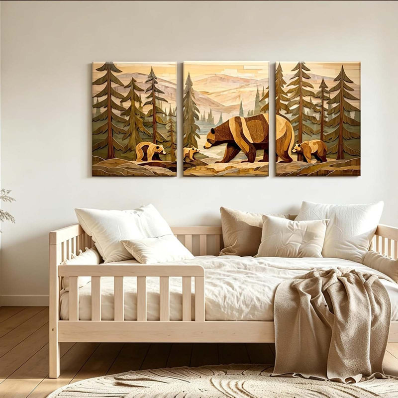 3 Piece Wrapped Canvas Wall Art