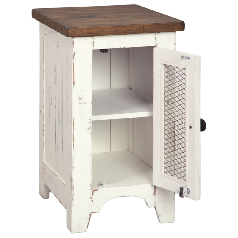 Hannah-Rosalie End Table, White