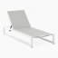 Chaise longue d'extérieur réglable à 5 niveaux, structure en aluminium durable et filet de polyester enduit de PVC, pour patio / bord de piscine-2099128363