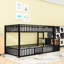 Lit superposé simple en métal avec tablettes-912242214