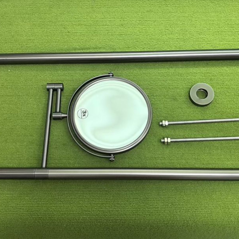 Plafonnier gris perle Narciso avec robinet miroir