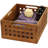 7" Grate™ Teak Storage Solid Wood Bin-90630956-90630955