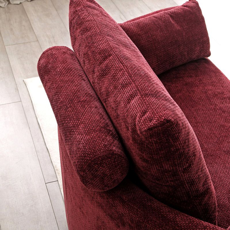 Canapé-lit pliable polyvalent, polyvalent et pratique. Se transforme en chaise longue, matelas. Lin bourgogne, pour tout espace convertible. Se transforme en chaise longue moderne