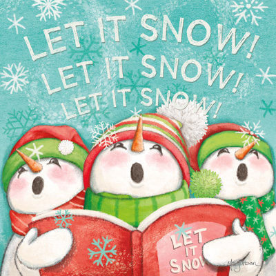 Let It Snow, yeux ouverts - impression sur toile tendue