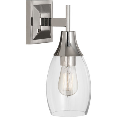 Applique murale élégante Elegant Collection Srkashlteni - finition patine profonde, abat-jour en verre, douille E26 moyenne - Éclairage transitionnel et contemporain - Homologué UL pour les endroits secs / humides