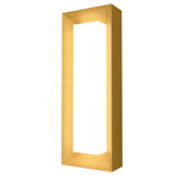 Meio Squadro 2 - Light Flush Mounted Sconce