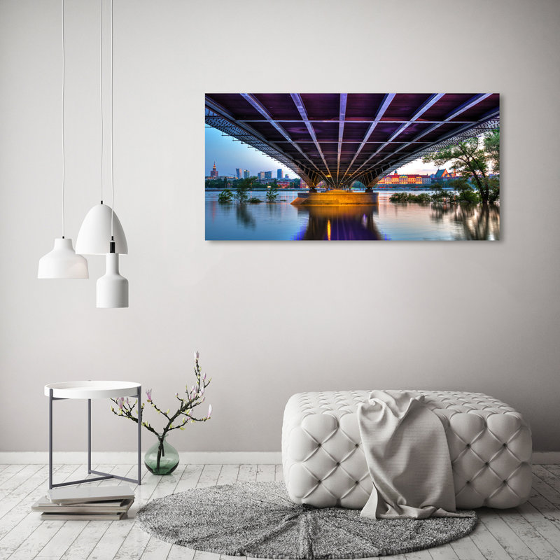 Bridge In Warsaw - Wrapped Canvas Print