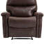 Fauteuil inclinable manuel en microfibre-1952561570