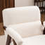 Chaise d'appoint rembourrée de style Mid-Century avec pieds en bois massif-1465627647