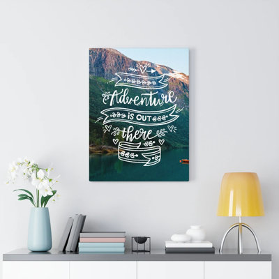 Adventure Is Out There - Wrapped Canvas Print