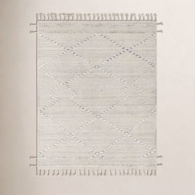 Hanna Ivory Hand-Knotted Wool Rug