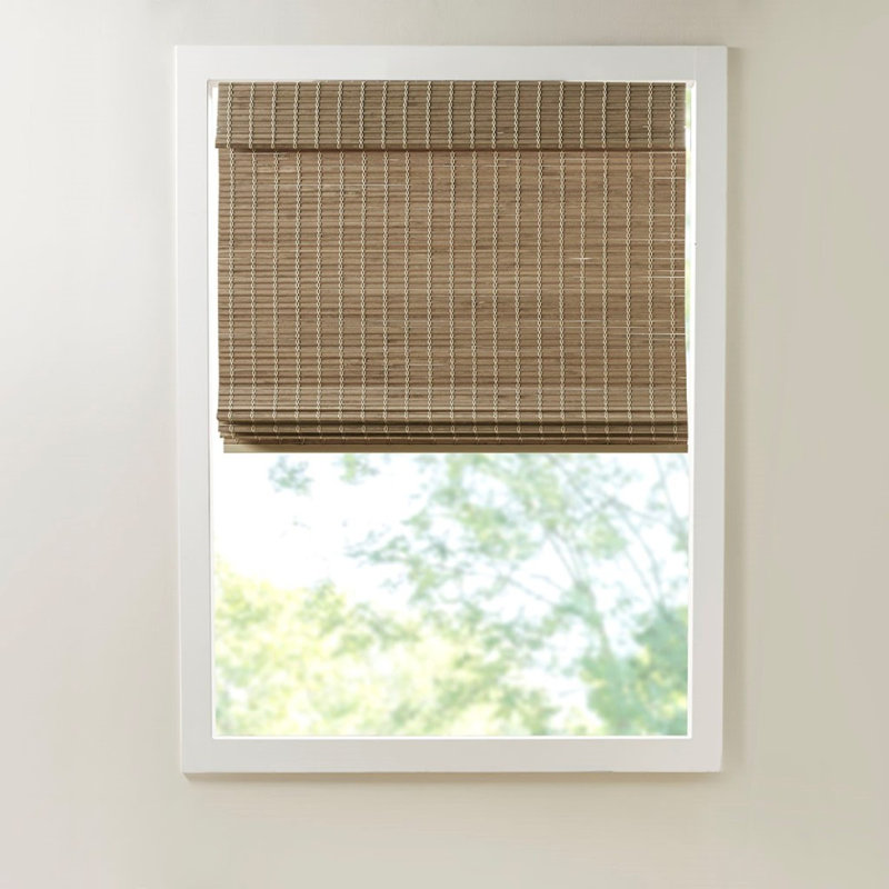 Store romain filtrant la lumière en rayonne de bambou L 64 po