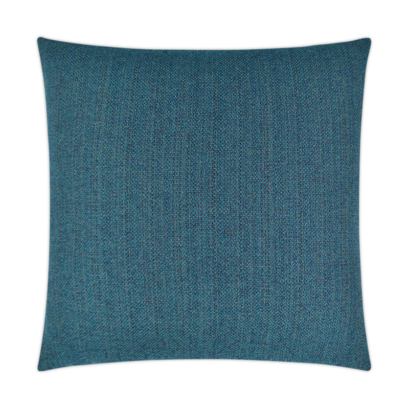 Wellford Polyester; Acrylic Reversible Throw Pillow, Peacock, Square 24"